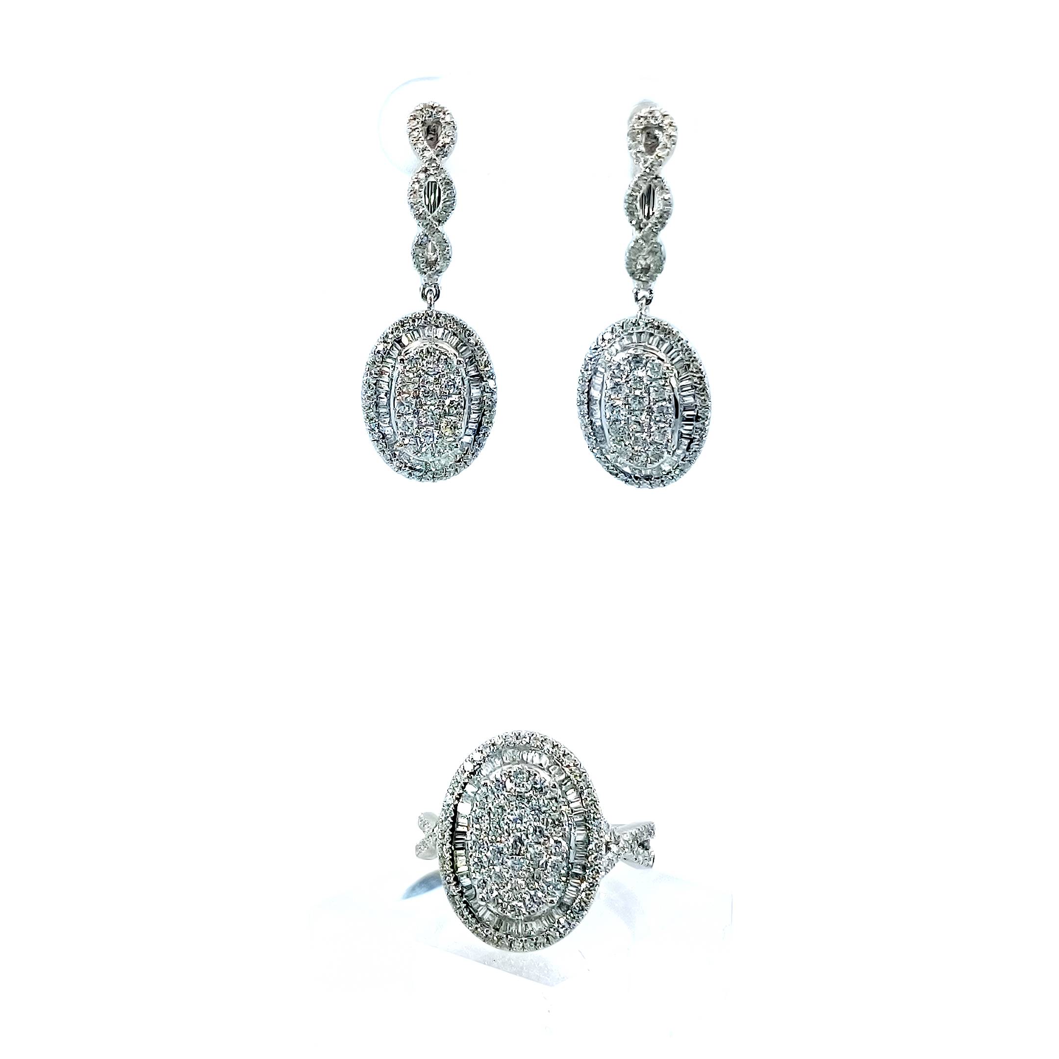 Oval Diamond Set